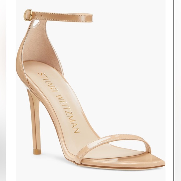 Stuart Weitzman Nudistcurve Ankle Strap Sandal - Picture 1 of 6